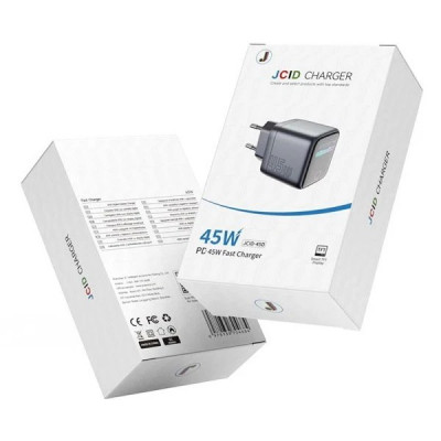 Сетевой адаптер с цифровым дисплеем JCID PD 45W Fast Charger (JCID-45D)