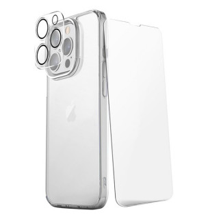 Набор Uniq Bundle 360 (Lifepro Xtreme +Optix glass +Camera lens) для iPhone 15 Pro Max (IP6.7PLPRXCLR(2023)-BUNCLR) прозрачный 