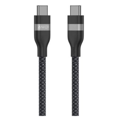Кабель Anker USB-C - USB-C 0.9 м 240W (A82E2H11) Black Stone
