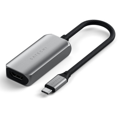 Адаптер Satechi USB-C - HDMI 2.1 8K (ST-AC8KHM) серый космос