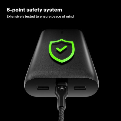Внешний аккумулятор Belkin BoostCharge 26000mAh 32W PD PPS 4-Port (BPB016btBK) Black / Черный