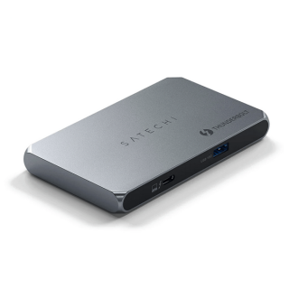 Хаб Satechi Thunderbolt 4 Slim Hub (ST-T4SHM-EU) серый космос