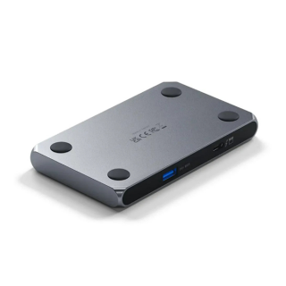 Хаб Satechi Thunderbolt 4 Slim Hub (ST-T4SHM-EU) серый космос