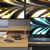 Хаб Satechi Thunderbolt 4 Slim Hub (ST-T4SHM-EU) серый космос