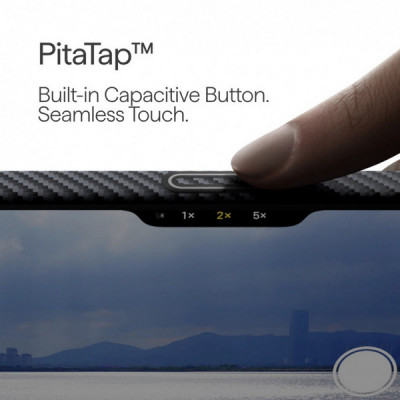 Чехол Pitaka Ultra-Slim Case для iPhone 17 (KI1701) Black/Grey (Twill)