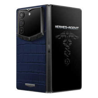 Vertu AlphaFold Alligator Skin (Navy Blue)