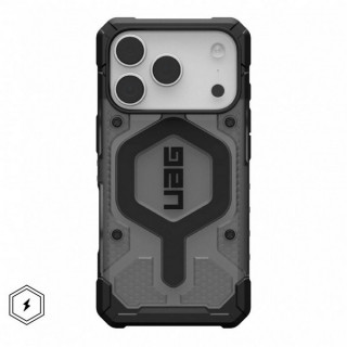 Чехол UAG Pathfinder Clear для iPhone 17 Pro 6.3" (114551113140) Ash/Black