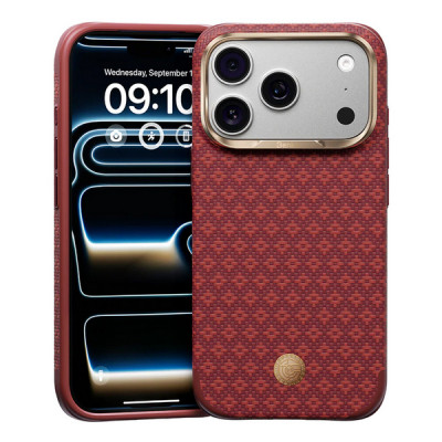 Усиленный чехол Benks ArmorGrid Edge X9 Kevlar Case для iPhone 18 Pro Max/17 Pro Max 6.9" (C.K.FL.AP.RD.X070) Sawy Red