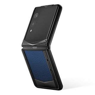 Vertu Quantum Flip Calfskin Deep Blue