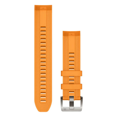 Ремешок Garmin Marq Silicone Rubber Strap Spark Orange 22 мм (010-13225-04)