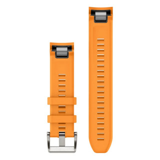 Ремешок Garmin Marq Silicone Rubber Strap Spark Orange 22 мм (010-13225-04)