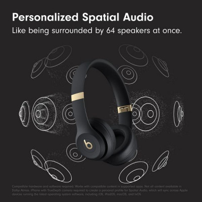 Беспроводные наушники Beats Solo 4 (‎MC2L4LL/A) Black and Gold