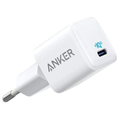 Сетевое зарядное устройство Anker PowerPort III Nano USB-C, 20Вт, белый A2633G22