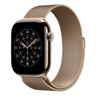 Ремешок Apple Milanese Loop для Apple Watch 46 мм Gold