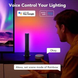 Световые панели Govee RGBICWW Flow Plus для телевизора менее 45" (H60563D1) черный