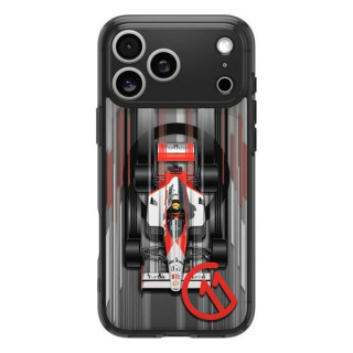 Чехол Spigen Ultra Hybrid c11 Turbo (MagFit) для iPhone 17 Pro Max серый/турбо (ACS10605)