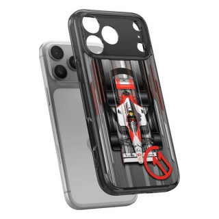 Чехол Spigen Ultra Hybrid c11 Turbo (MagFit) для iPhone 17 Pro Max серый/турбо (ACS10605)