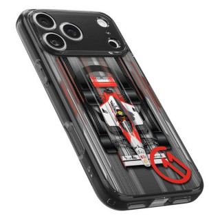 Чехол Spigen Ultra Hybrid c11 Turbo (MagFit) для iPhone 17 Pro Max серый/турбо (ACS10605)