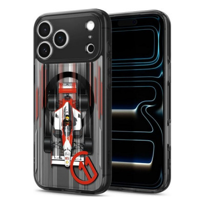 Чехол Spigen Ultra Hybrid c11 Turbo (MagFit) для iPhone 17 Pro Max серый/турбо (ACS10605)