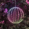 Умная уличная гирлянда Twinkly 3D Sphere RGB+W LED, 43x43 см, 210 светодиодов, IP44 (TW3DB200SPP-TEU)