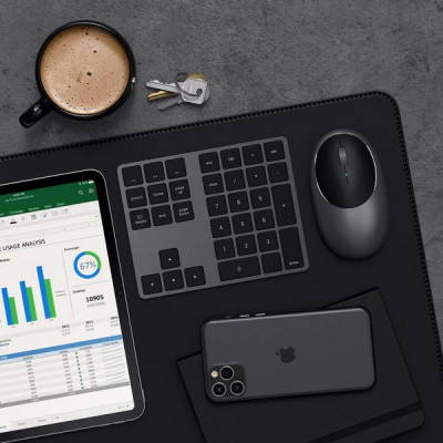 Беспроводная клавиатура Satechi Aluminum Extended Keypad (ST-XLABKM), Space Grey