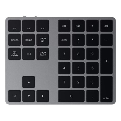 Беспроводная клавиатура Satechi Aluminum Extended Keypad (ST-XLABKM), Space Grey