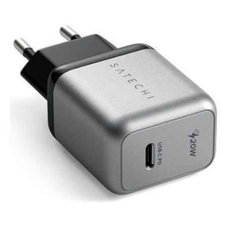 Сетевое зарядное устройство Satechi 20W USB-C PD Wall charger 1xUSB Type-C (PD) (ST-UC20WCM-EU) серый