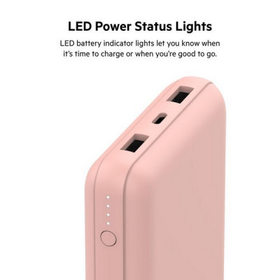 Внешний аккумулятор Belkin BoostCharge 20000mAh (BPB012btRG) Rose Gold