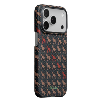Чехол Pitaka Happiness Rides Ultra-Slim Case для iPhone 17 Pro 6.3" (HR1707P) Ebon Kylin