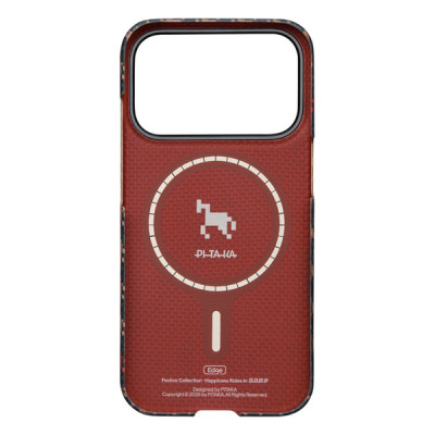 Чехол Pitaka Happiness Rides Ultra-Slim Case для iPhone 17 Pro 6.3" (HR1707P) Ebon Kylin