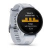 Умные часы Garmin Forerunner 955 с белым ремешком (010-02638-31)