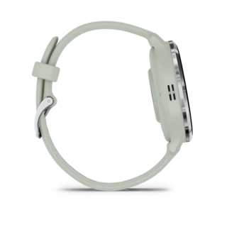 Умные часы Garmin Venu 3S 41 мм Серебристый безель из нержавеющей стали, корпус серо-шалфейного цвета и силиконовый ремешок (010-02785-01)