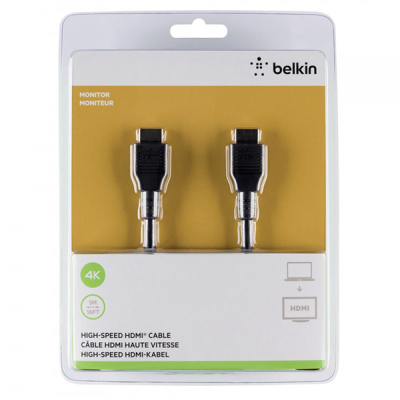 Кабель Belkin HDMI HDMI тип A (стандартный) 5 м (F3Y017bt5M-BLK) черный