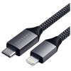Кабель Satechi Type-C - Lightning 1.8 м (ST-TCL18M) серый космос