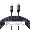 Кабель Satechi Type-C - Lightning 1.8 м (ST-TCL18M) серый космос