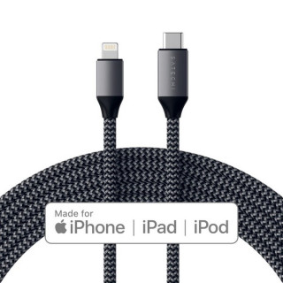 Кабель Satechi Type-C - Lightning 1.8 м (ST-TCL18M) серый космос