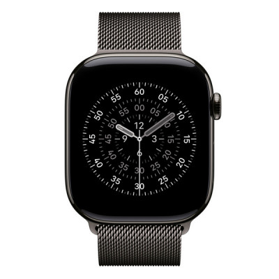 Ремешок Apple Milanese Loop для Apple Watch 46 мм Slate