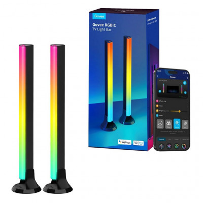 Световые панели Govee RGBIC Light Bars WiFi + Bluetooth для телевизоров 45–70" (H6046311) черный