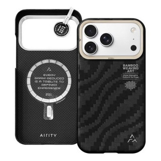 Чехол Airity Bamboo Fiber Case для iPhone 17 Pro Max (Fog Black)