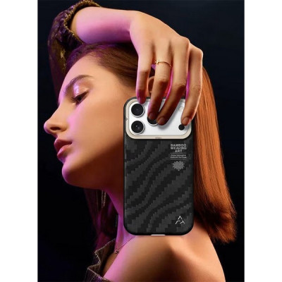 Чехол Airity Bamboo Fiber Case для iPhone 17 Pro Max (Fog Black)