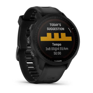 Умные часы Garmin Forerunner 955 Solar с черным ремешком (010-02638-20)