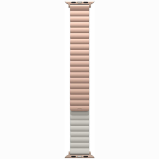Ремешок Uniq Revix reversible Magnetic для Apple Watch 49/45/44/42 мм (45MM-REVPNKBEG), розовый/бежевый
