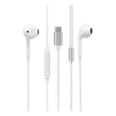 Наушники Powerology Stereo USB-C Earphones 1.2 м (PSTREPWH) White