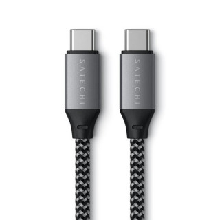 Кабель Satechi USB Type-C - USB Type-C 100W 2 м (ST-TCC2MM) серый космос