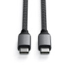 Кабель Satechi USB Type-C - USB Type-C 100W 2 м (ST-TCC2MM) серый космос