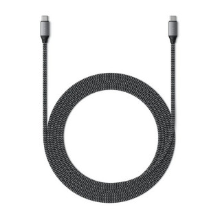 Кабель Satechi USB Type-C - USB Type-C 100W 2 м (ST-TCC2MM) серый космос