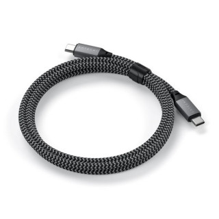 Кабель Satechi USB Type-C - USB Type-C 100W 2 м (ST-TCC2MM) серый космос