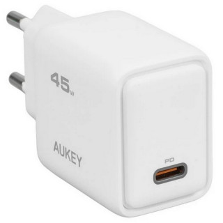 Cетевое зарядное устройство Aukey Comet 45W (AWC-PA-C2) White