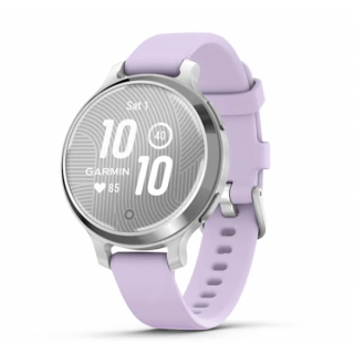 Умные часы Garmin Lily 2 Active серебряного цвета с фиолетовым ремешком (010-02891-01)