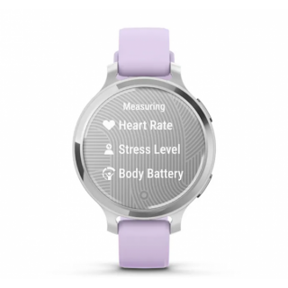 Умные часы Garmin Lily 2 Active серебряного цвета с фиолетовым ремешком (010-02891-01)